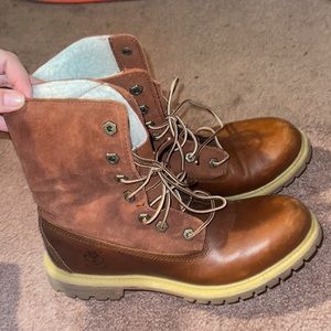 Timberland Jayne Women Earthkeeper Tan Boots Leather